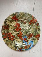 Gien le Houx kerstservies bordje, Ophalen of Verzenden, Zo goed als nieuw, Bord(en), Overige stijlen