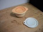 Tupperware Bakje/Kommetje met Zeef en Deksel, Ophalen of Verzenden, Gebruikt, Bak of Kom
