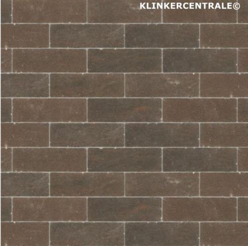 KORTING 600m2 bruin antraciet betonklinkers dikformaat straa, Tuin en Terras, Tegels en Klinkers, Nieuw, Klinkers, Beton, 10 m² of meer