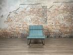 Gus Modern GT Rocker blauw gestreept bij TheReSales, Huis en Inrichting, Fauteuils, 75 tot 100 cm, Ophalen of Verzenden, Zo goed als nieuw