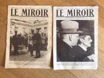 Le Miroir 31 Augustus 1919 nr 301, 13 Juli 1919 no 294, Verzamelen, Tijdschriften, Kranten en Knipsels, Krant, Ophalen of Verzenden