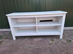 Witte houten tv-meubel/boekenkast gratis op te halen, 100 tot 150 cm, Grenenhout, Ophalen of Verzenden, Zo goed als nieuw