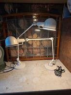 Wit industriële bureaulamp, Ophalen of Verzenden