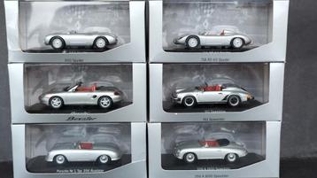 Porsche Spyder Set 6x 1:43 Minichamps Pol  beschikbaar voor biedingen