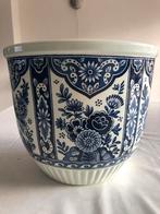 Vintage Boch Royal Spinx Delfts blauwe bloempot (jaren '50), Ophalen of Verzenden