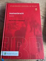 Studieboek "Insolventierecht" 8, Boeken, Studieboeken en Cursussen, Ophalen of Verzenden, Wolters Kluwer, Alpha, WO