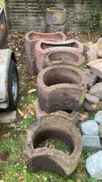 Gratis stapel bloembakken, Tuin en Terras, Ophalen, Steen, Gebruikt, Minder dan 30 cm