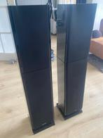 2x SHARP Retro Speaker System (Model No. CP-U 1 H(BK)), Gebruikt, 60 tot 120 watt, Front, Rear of Stereo speakers, Ophalen