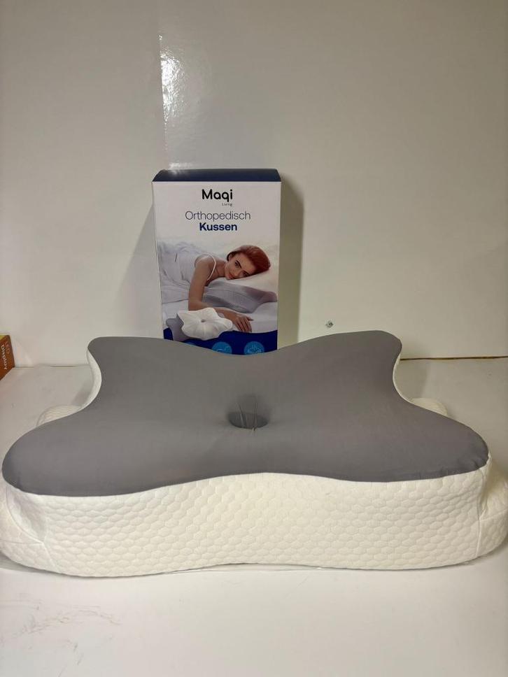 Maqi Living Memory Foam Hoofdkussen – Nieuw – €30, Huis en Inrichting, Slaapkamer | Beddengoed, Nieuw, Kussen, Eenpersoons, Wit