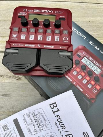 Zoom B1 Four Bass Multi-Effects Processor  beschikbaar voor biedingen