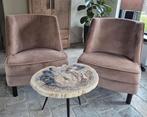 2 nieuwe ROFRA HOME Chair Tapeo velvet fauteuils samen 250€, Huis en Inrichting, Ophalen, Nieuw, Stof, Twee