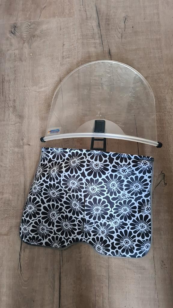 Bobike Windscherm + Fietszitje Bekleding, Fietsen en Brommers, Fietsaccessoires | Fietsstoeltjes, Gebruikt, Voorzitje, Ophalen