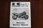 Kawasaki Ninja ZX-7 ZXR750 1989 motorcycle service manual, Motoren, Handleidingen en Instructieboekjes, Ophalen of Verzenden, Kawasaki
