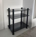 Glazen bijzettafel, Ophalen, 50 tot 100 cm, Zo goed als nieuw, Glas