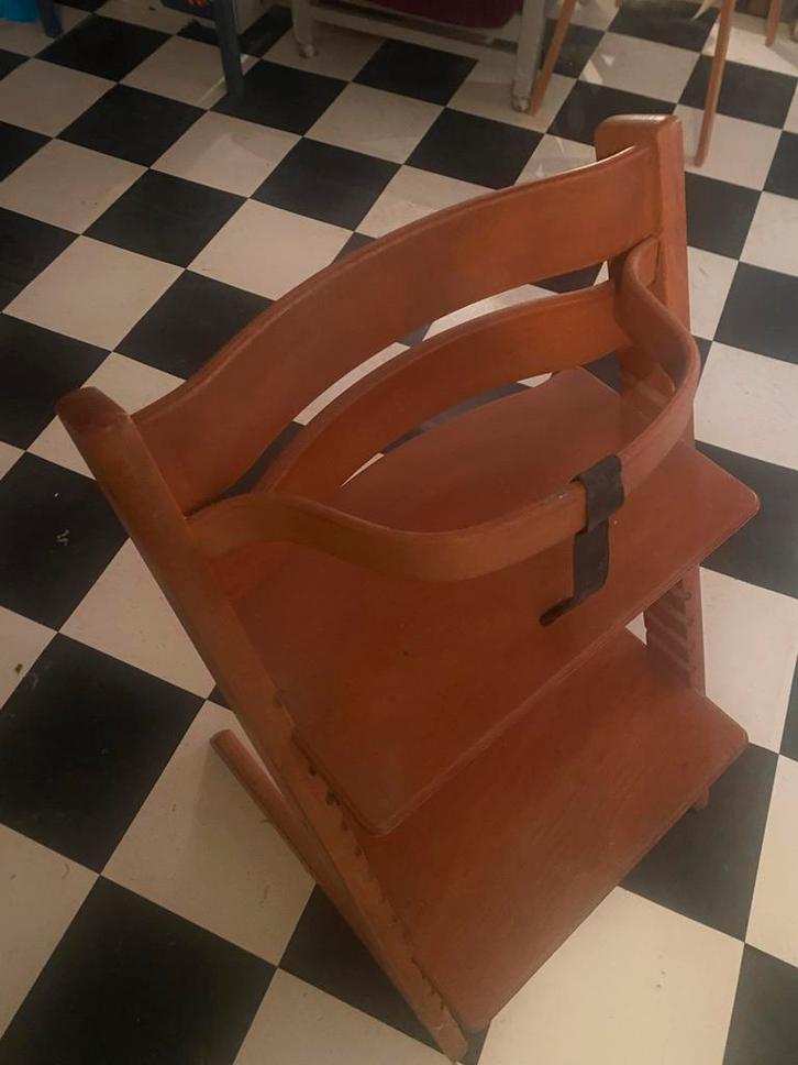 Tripp Trapp kinderstoel + beugel, Kinderen en Baby's, Kinderstoelen, Gebruikt, Meegroeistoel, Gordel(s), Ophalen