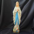 Groot vintage Mariabeeld - 90 cm - Lourdesstijl, Antiek en Kunst, Ophalen of Verzenden