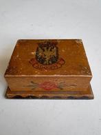 OUD HOUTEN POSTZEGELBAKJE  " ARNHEM", Ophalen of Verzenden