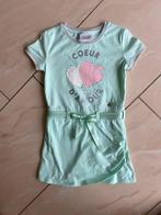 Le Chic maat 98 mintgroen hartjes lint overslag zilver jurk, Kinderen en Baby's, Kinderkleding | Maat 98, Meisje, Le chic, Gebruikt