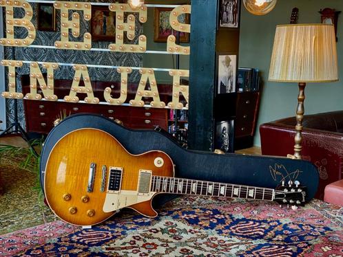 Aged & Signed !! 2009 Gibson '59 Les Paul Jimmy Page No. Two, Muziek en Instrumenten, Snaarinstrumenten | Gitaren | Elektrisch