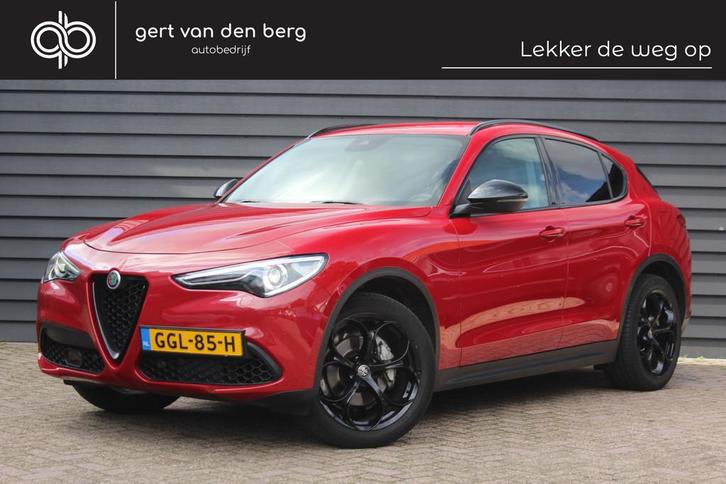 Alfa Romeo Stelvio 2.0 T AWD B-Tech - 280PK - HALF LEDER - C, Auto's, Alfa Romeo, Bedrijf, Te koop, Stelvio, 4x4, ABS, Achteruitrijcamera