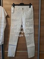 Goodies Stretch Broek Maat 42, Wit, Maat 42/44 (L), Nieuw, Ophalen of Verzenden