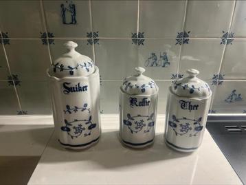 Suiker, thee en koffiepot Vintage beschikbaar voor biedingen