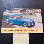 Brochure HILLMAN Husky - 1955 (#12), Boeken, Auto's | Folders en Tijdschriften, Gelezen, Overige merken, Verzenden