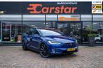Tesla Model X Performance Ludicrous 7p., Auto's, Tesla, Automaat, Gebruikt, Blauw, 7 stoelen