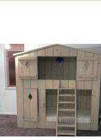 Uniek boomhut stapelbed stijgerhout, Ophalen of Verzenden, Zo goed als nieuw, Stapelbed