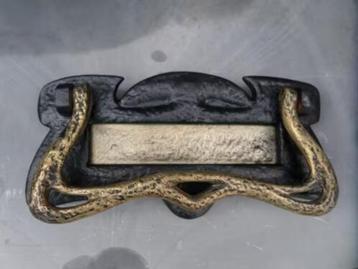 Deurklopper met brievenbus - 1935/40 - Gietijzer - 30cm beschikbaar voor biedingen