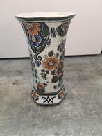 Vaas Delfts Polychroom hoog 20cm, Antiek en Kunst, Ophalen of Verzenden