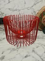 Vintage ikea fruitschaal, rood metaal, Ehlén Johansson, Huis en Inrichting, Woonaccessoires | Schalen en Manden, Ophalen of Verzenden