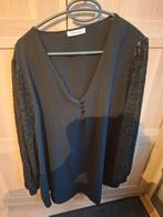 Zwarte Paprika top met glitter mouwen, maat 50/52, Ophalen, Zwart, Maat 46/48 (XL) of groter, Zo goed als nieuw