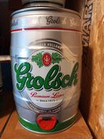 Grolsch Premium Lager 5 liter Bier Blik Vaatje (leeg)   01, Ophalen of Verzenden, Flesje(s), Grolsch