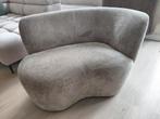 Woood Stone Taupe Bankje, Huis en Inrichting, Fauteuils, Ophalen, Minder dan 75 cm, Zo goed als nieuw, 50 tot 75 cm