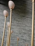 Plafondlamp met kelken van glas, Ophalen, Glas