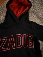 ZADIG&VOLTAIRE Sweater met capuchon maat 128 origineel ZGAN, Trui of Vest, Ophalen of Verzenden, Zo goed als nieuw, Jongen