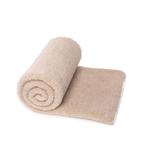 Lamswollen Deken 200x140cm 100% Merino Scheerwol 450 g/m², Katanka, Eenpersoons, Beige, Nieuw