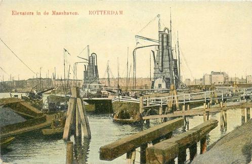 (701-329-039) Rotterdam Elevators Maashaven, Verzamelen, Ansichtkaarten | Nederland, Zuid-Holland, Verzenden