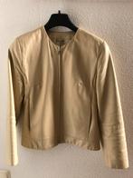 Ecru leren jasje, Maat 38/40 (M), Beige, Ophalen of Verzenden, Zo goed als nieuw