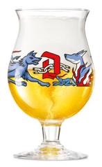 Duvel glas limited Editie duvel collection onteerp iwan smit, Verzenden, Zo goed als nieuw, Glas of Glazen, Duvel