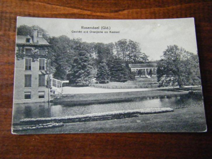 L36 - Rozendaal - Kasteel / Oranjerie - 1917 - Mooi, Verzamelen, Ansichtkaarten | Nederland, Gelderland, Voor 1920, Ophalen of Verzenden
