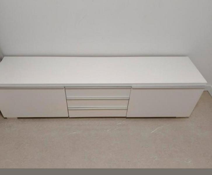 Ikea besta buurs tv meubel wit 1804149cm, Huis en Inrichting, Kasten | Televisiemeubels, Zo goed als nieuw, Minder dan 100 cm