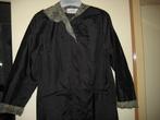 Jas, 38, zwart met capouchon, 4/5/6 Fashion Concept, Kleding | Dames, Jassen | Winter, Ophalen of Verzenden, Zo goed als nieuw
