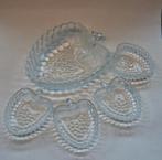 Glazen Fruitset VEBA Glas, Ophalen of Verzenden, Overige stijlen, Glas, Schaal of Schalen