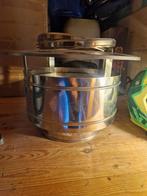 Kacheleindkap - Rookkanaal eindkap 200, Doe-het-zelf en Verbouw, Verwarming en Radiatoren, 30 tot 80 cm, Gebruikt, Kachel, Minder dan 60 cm