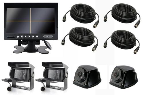 Set Monitor 7''+ 2x achteruitrijcamera + 2x zijcamera's, Auto-onderdelen, Accu's en Toebehoren, Nieuw, Ophalen of Verzenden