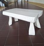 vintage brutalist design salontafel tafel jaren 70 brutalism, Huis en Inrichting, Brutalisme, Gebruikt, Eikenhout, Minder dan 50 cm