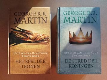 George R.R. Martin - twee boeken  beschikbaar voor biedingen