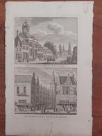 70-71 / Staatshofje  Haarlem - Nieuwe Toren Leeuwarden, Antiek en Kunst, Kunst | Etsen en Gravures, Ophalen of Verzenden